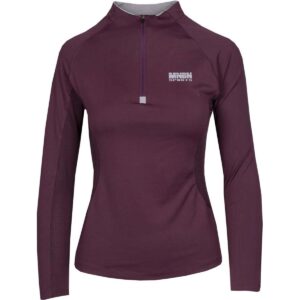 Mondoni Shirt Baselayer - Maat: XS - Bordeaux - Polyester/elastan
