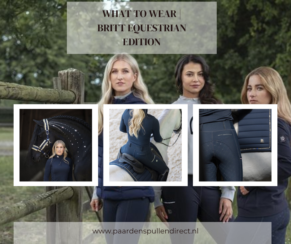 Britt Equestrian by Britt Dekker | What to Wear Donkerblauw | Exclusief bij Epplejeck